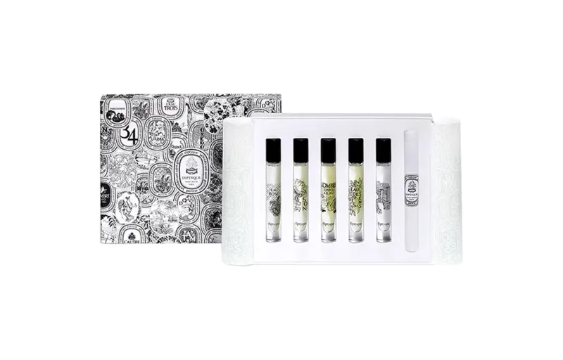 Diptyque, perfume sample contains rose, set, fig color, 7.5 ml