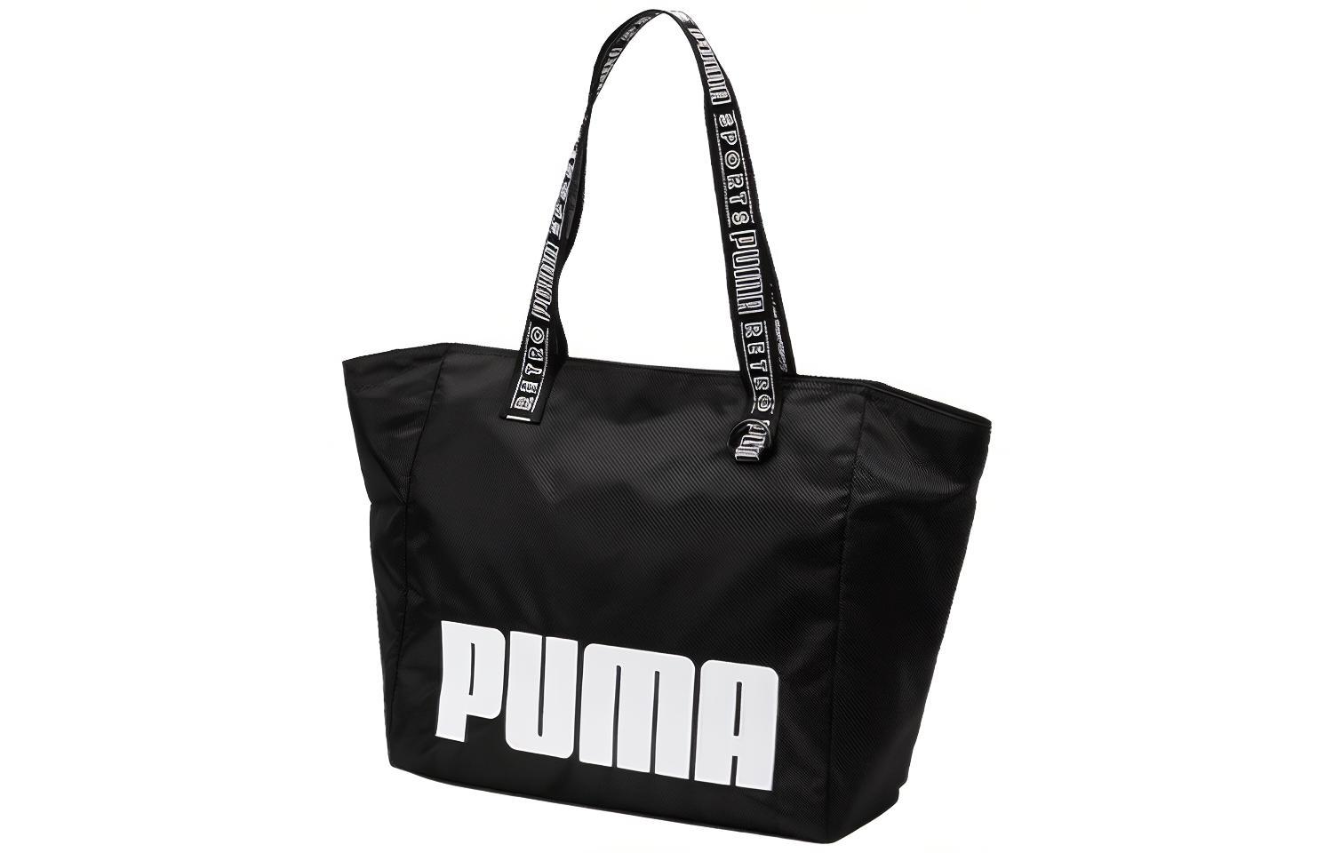 PUMA Polyester Handbag Regular Unisex Black