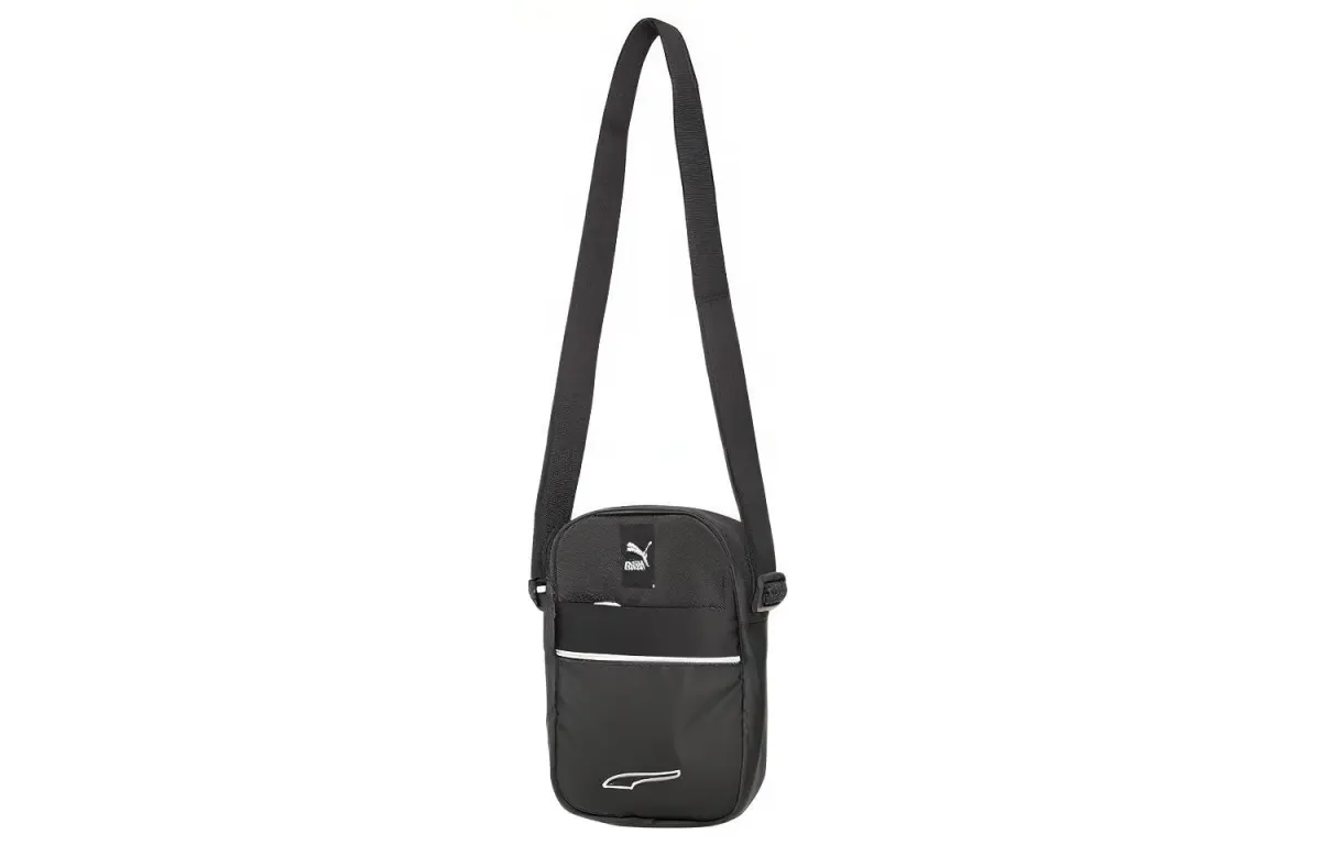 PUMA Fabric Crossbody Bag, Shoulder Bag Unisex Black