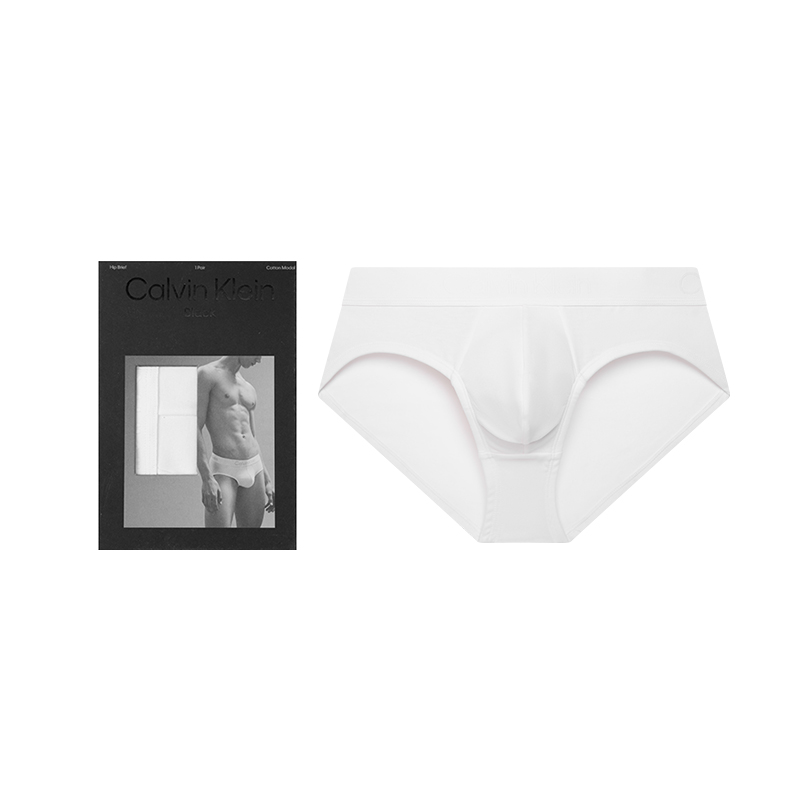 Мужские трусы-плавки CALVIN KLEIN (белые)