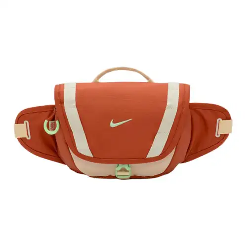 Nike Fabric One Shoulder Crossbody Fanny Pack Regular Women's Orange & Green
