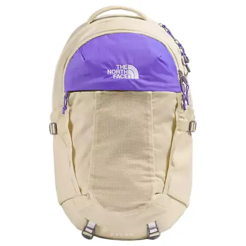 THE NORTH FACE 30L Mountaineering Bag Backpack Outdoor Bag Recycled Polyester Beige & Purple Unisex