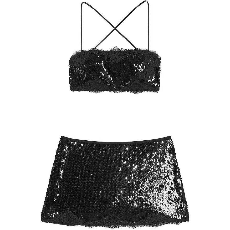Женский комплект нижнего белья Victoria's Secret (черный)