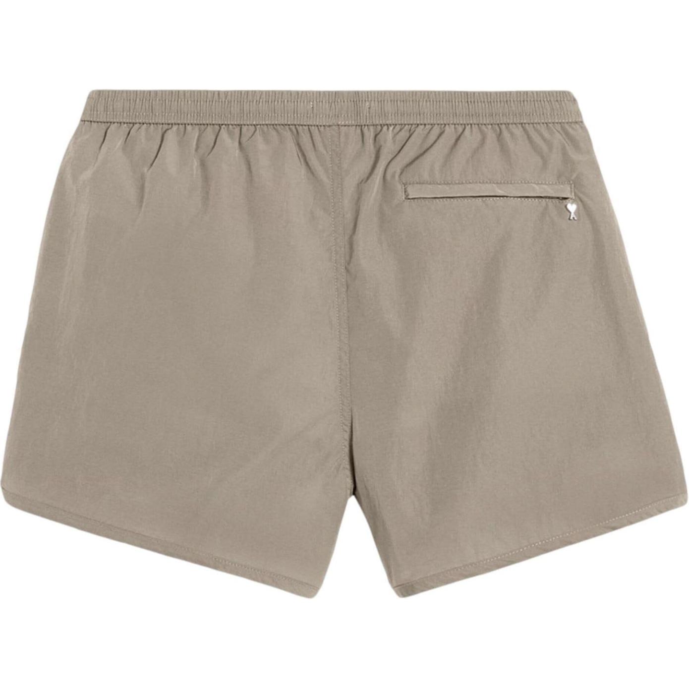 Ami Paris Logo Plaque Swim Shorts