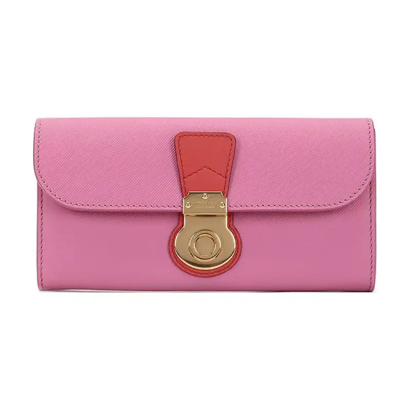Burberry Leather Wallet Women's Pink