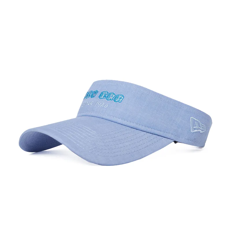 New Era Cotton Visor Cap Unisex Blue