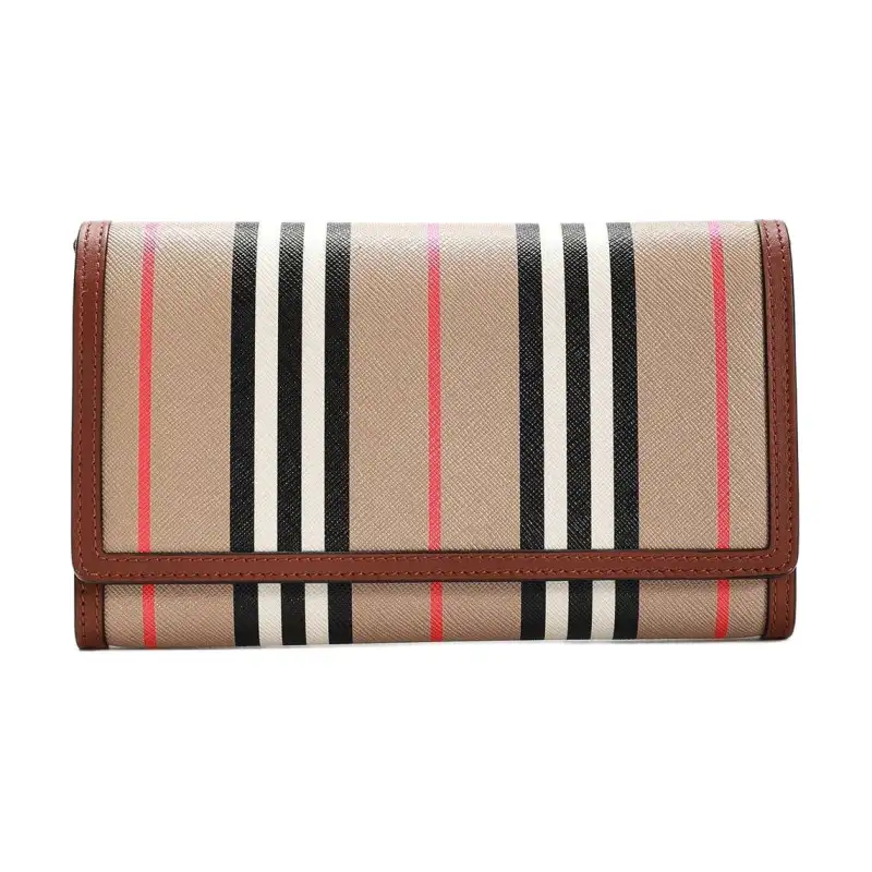 Burberry Canvas Shoulder Bag, Crossbody Bag, Wallet Women's Dark Brown