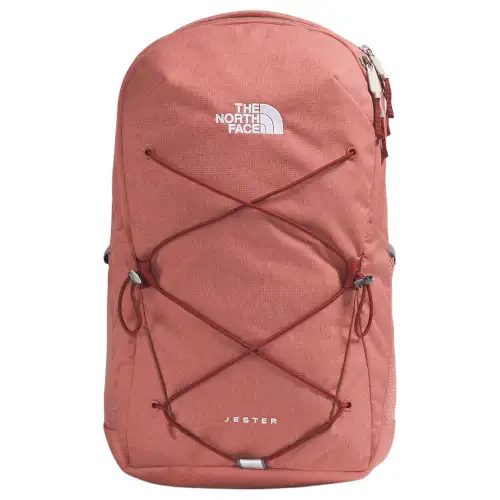 THE NORTH FACE Jester 22L Backpack Outdoor Bag Recycled Polyester Iron Red & Black Women's