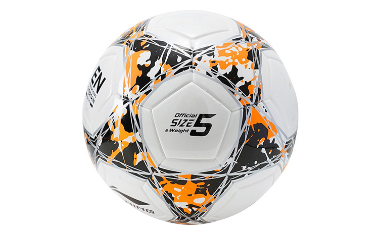 Li Ning Size 5 Soccer Ball TPU Seamless Thermal bonding Unisex Multicolor