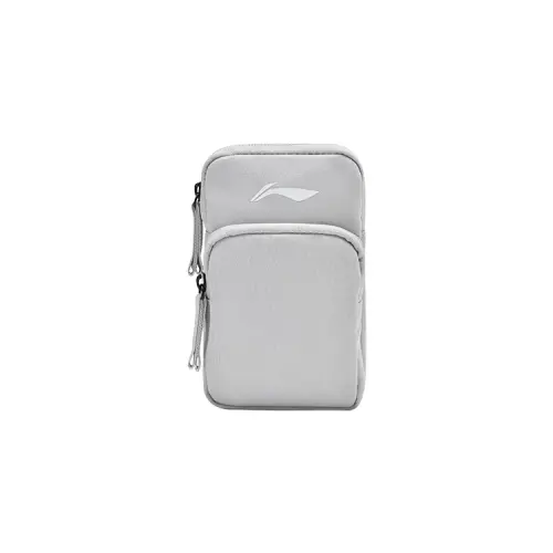 Li Ning Polyester One Shoulder Sports Bag Regular Unisex Gray