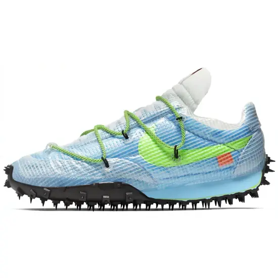 Nike Waffle Racer Off-White Vivid Sky Women's