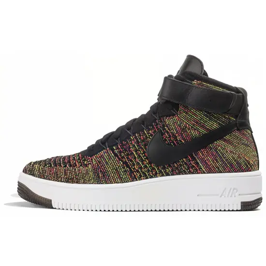 Nike Air Force 1 Mid Flyknit Multi-Color Black