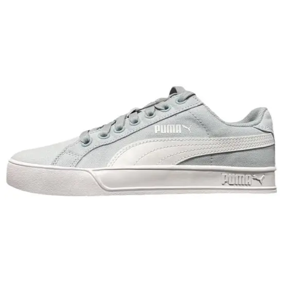 PUMA Smash Skateboarding Shoes Unisex Low-top White/Royal Blue/Fern Green
