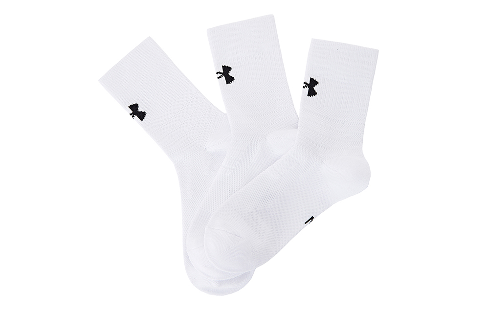 Under Armour Ankle Socks Unisex 3 Pack White