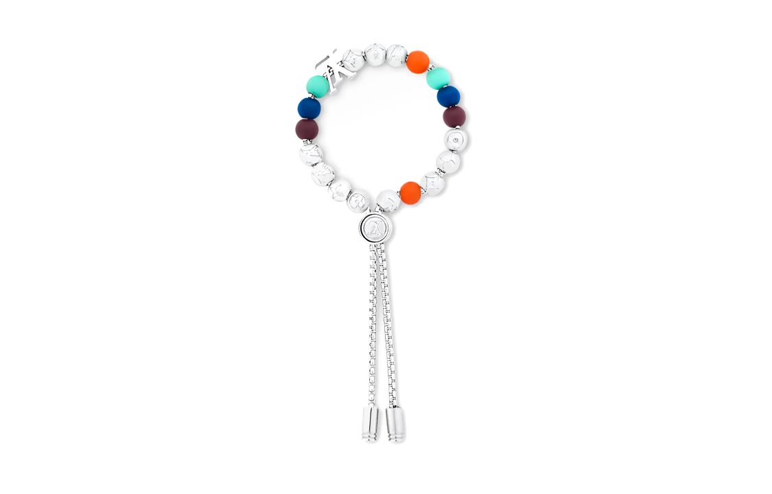 LOUIS VUITTON Monogram Beads Bracelet