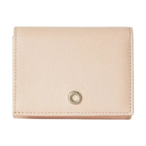 Loro Piana Calfskin Card Holder Women's Light Beige