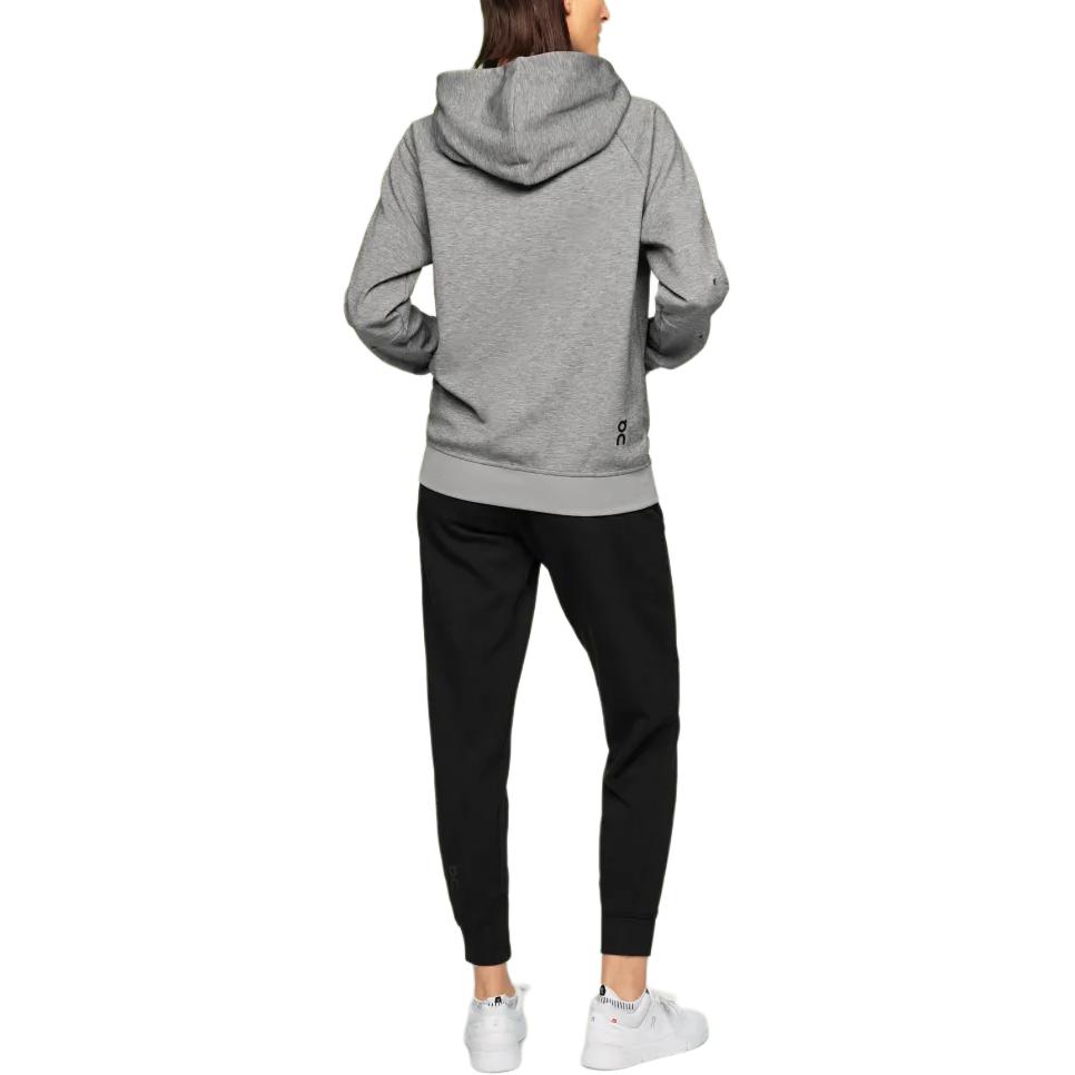 Женская толстовка On Zipped Hoodie (серая) — фото 2