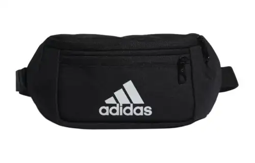 Adidas Polyester Shoulder Bag, Crossbody Bag, Sling Bag, Fanny Pack Unisex Black