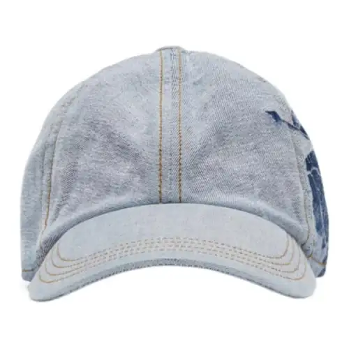 Burberry Logo-print Denim Baseball Cap