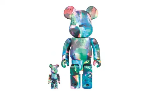 BE@RBRICK Art Series Pushead Blue Water Yunxing Marble Trendy Doll