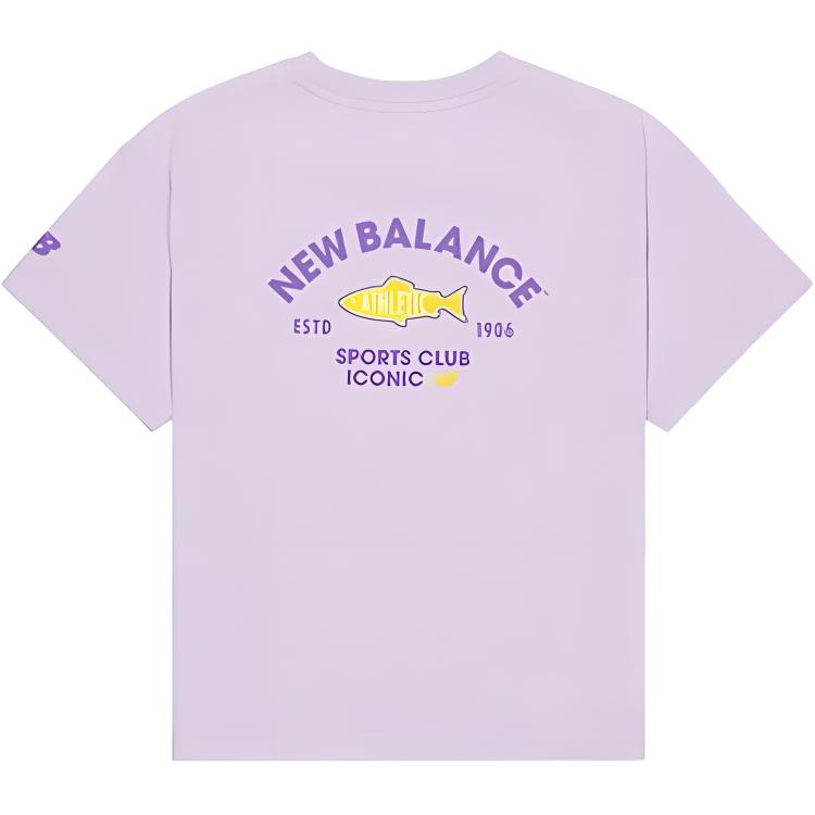 Футболка New Balance (фиолетовая) — фото 2