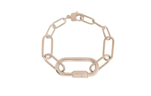 MM6 Maison Margiela Iron, Stainless Steel Bracelets Men's Rose Gold