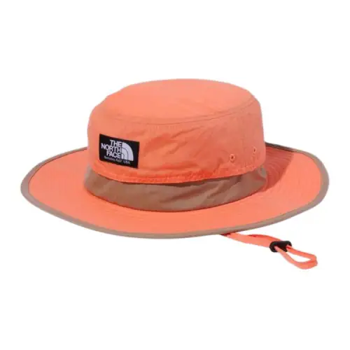 THE NORTH FACE Nylon Bucket Hats Unisex Orange