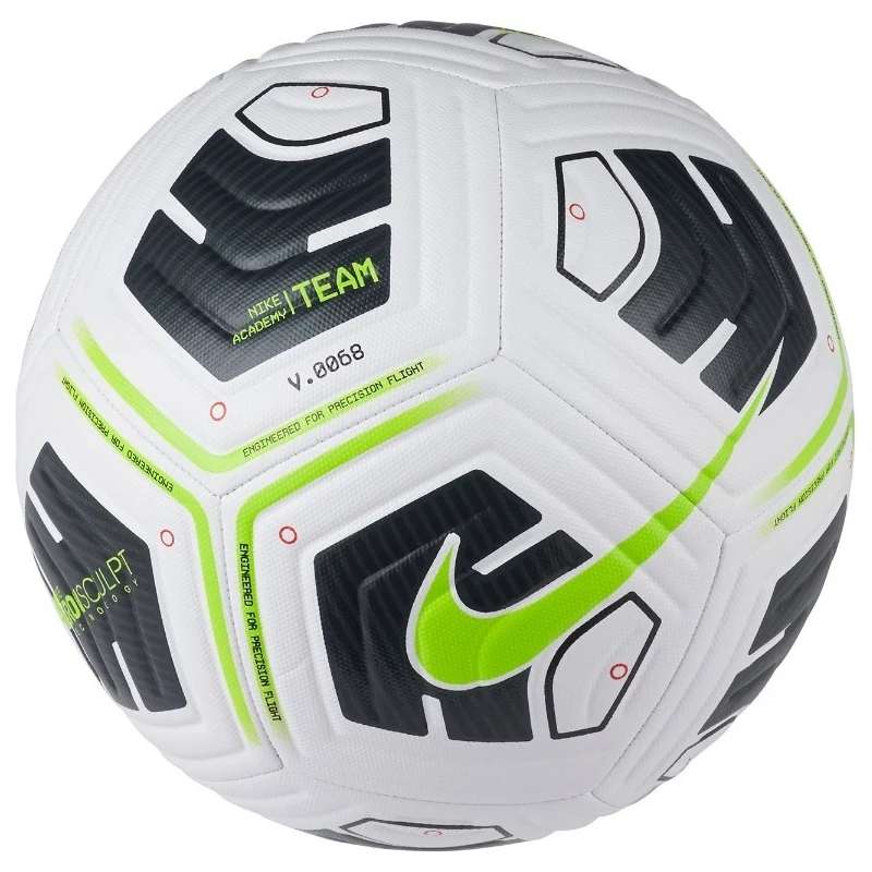 Nike Size 5 Soccer Ball Rubber Unisex White Black Volt