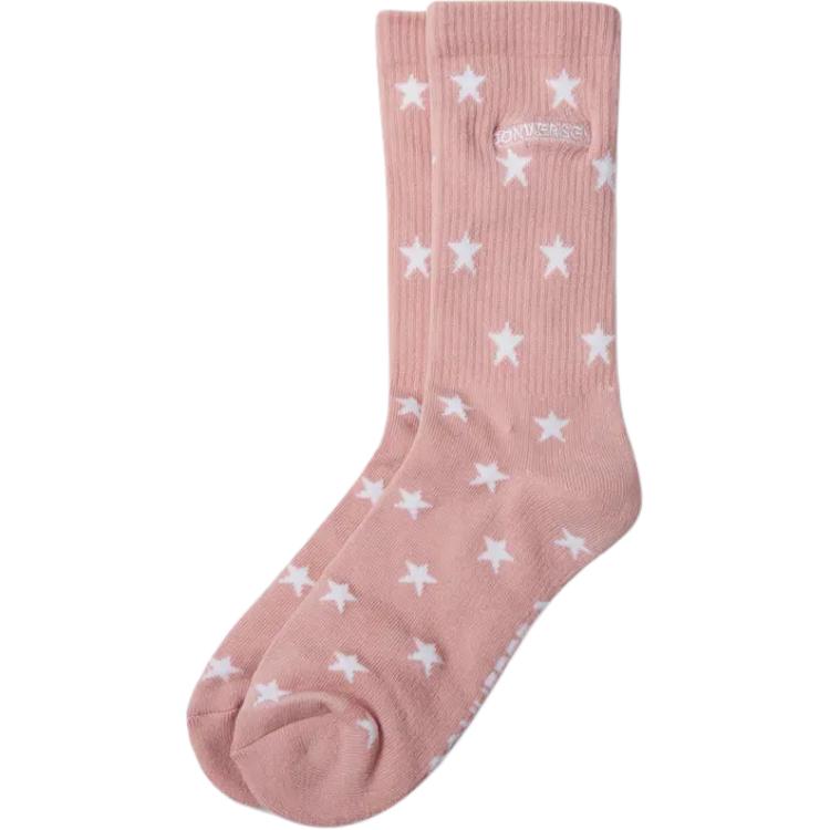 Converse Crew Socks Unisex 1 Pack Barbie Pink