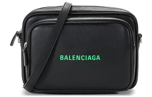 Balenciaga Leather Crossbody Bag, Shoulder Bag Black