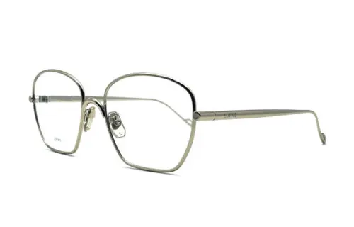 LOEWE Metal Square Eyeglass Frames Women's Silver