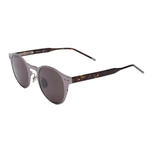 Bottega Veneta Aluminum Oval Sunglasses Women's Purple