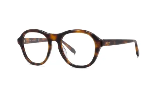 LOEWE Acetate Round Eyeglass Frames Unisex Tortoiseshell