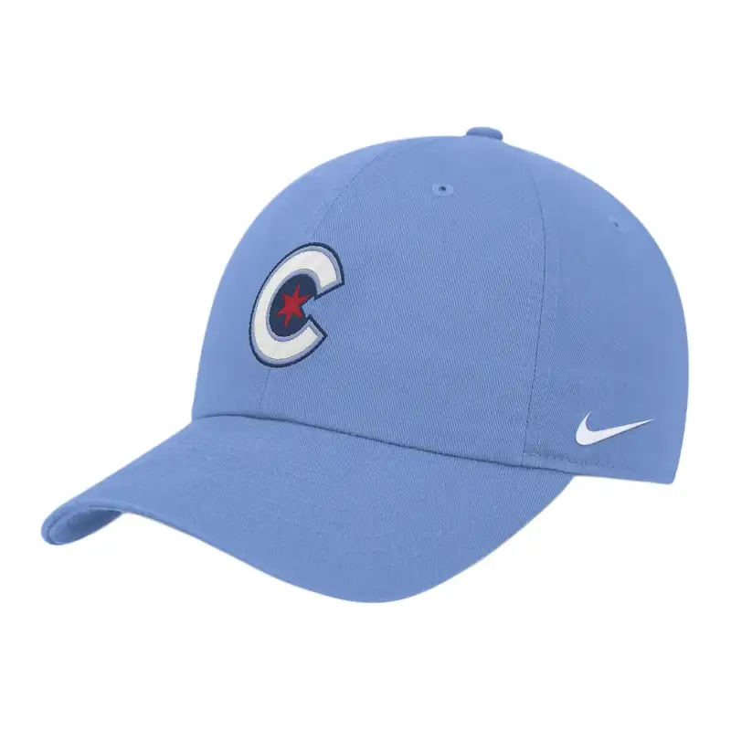 Nike Cotton Baseball Caps Unisex Blue