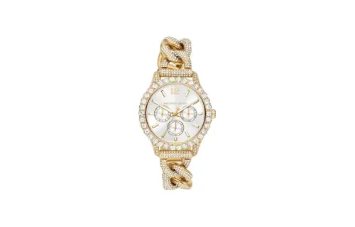 MICHAEL KORS Wrist Watches Quartz Movement Stainless Steel Strap 42mm Silver Dial Women's Watch