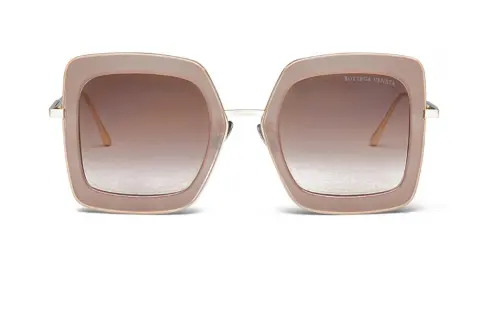 Bottega Veneta Acetate Square Sunglasses Women's Pink