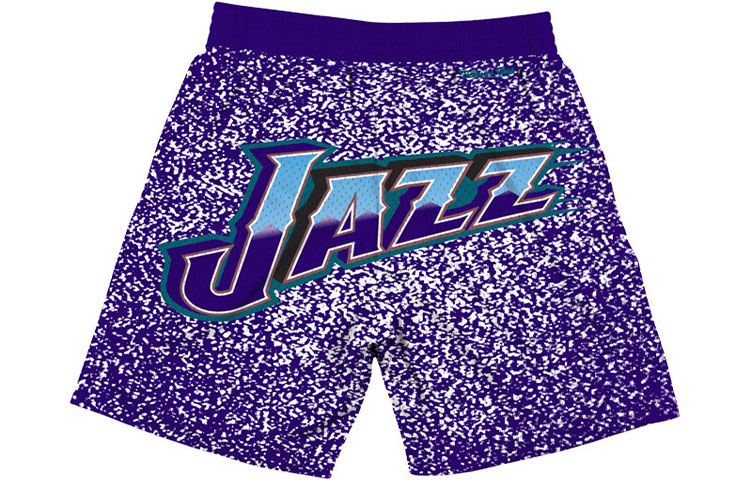Mitchell Ness Basketball Shorts Unisex Purple