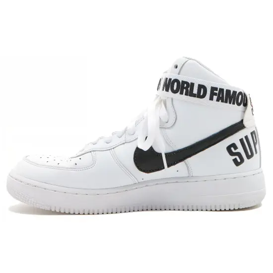 Nike Air Force 1 High Supreme World Famous White