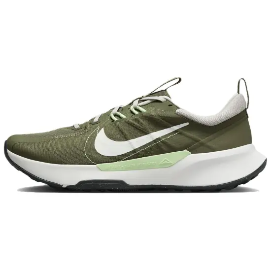 Nike Juniper Trail 2 Low Top Running Shoes Men's White Green