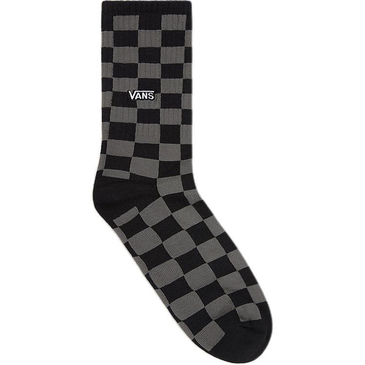 Vans Checkerboard Crew Socks 1 Pair Crew Socks Men’s 1 Pack Gray