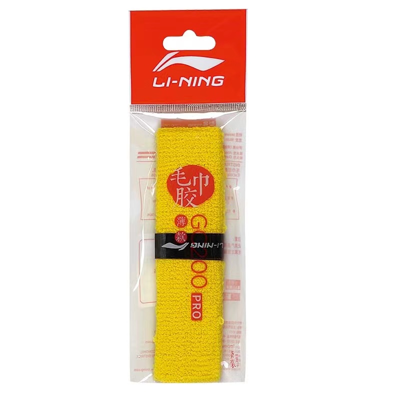 Li Ning Badminton Grip Tapes Cotton, Towel Grip Thin 3 Pack