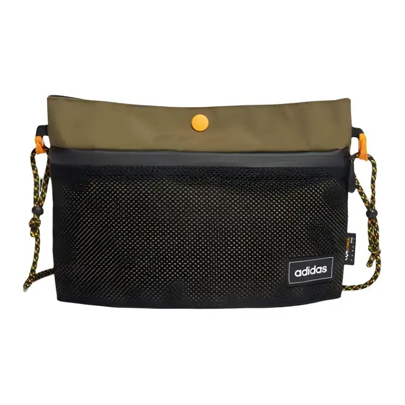 Adidas Polyester Crossbody Bag, Shoulder Bag Unisex Green