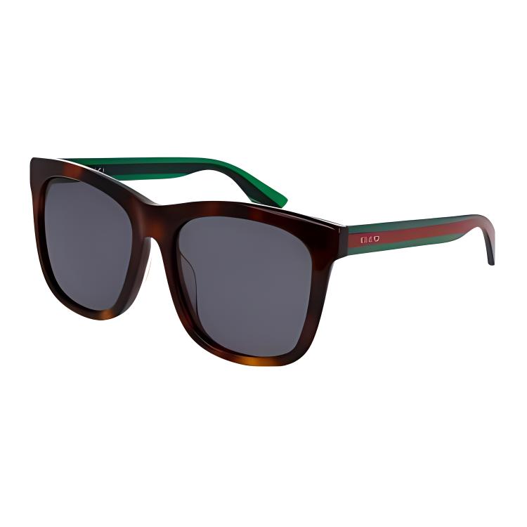 GUCCI Acetate Square Sunglasses Unisex Tortoiseshell