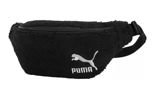 PUMA Fabric Crossbody Bag, Sling Bag, Fanny Pack Regular Unisex Black