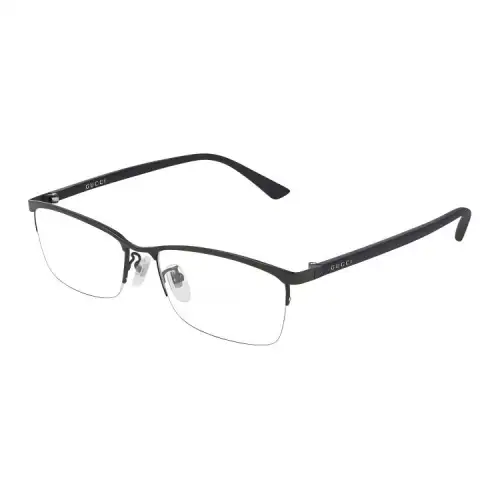 GUCCI Browline Eyeglass Frames Men's Black
