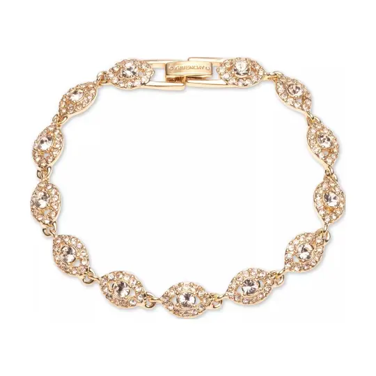 Givenchy Faux Crystal, Metal Bracelets Women's Gold/Silver