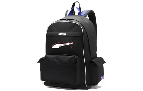PUMA Polyester Sports Backpack Regular Unisex Black