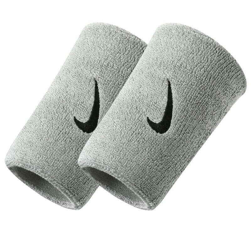 Напульсники Nike Swoosh (черно-белые)