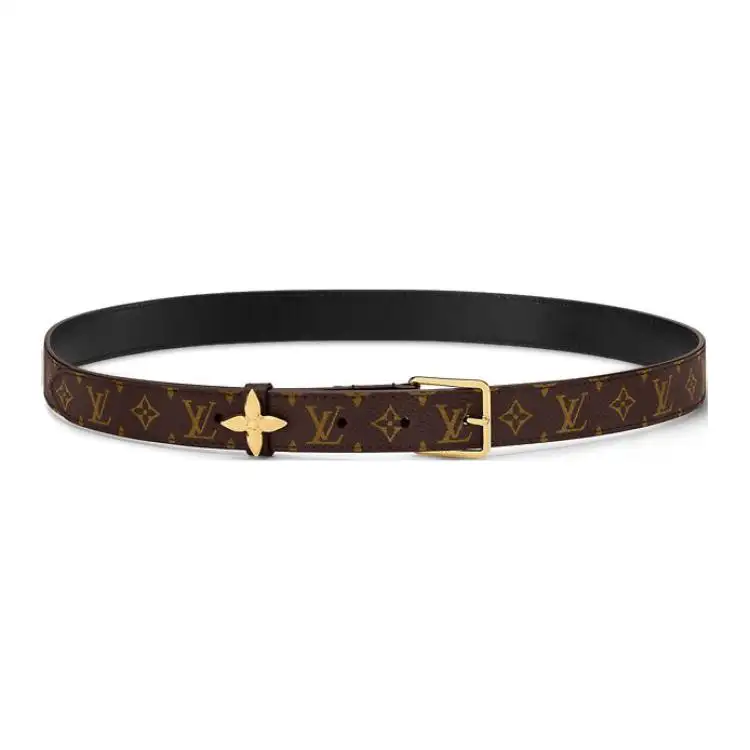 LOUIS VUITTON Lv Flowergram 25mm Belt