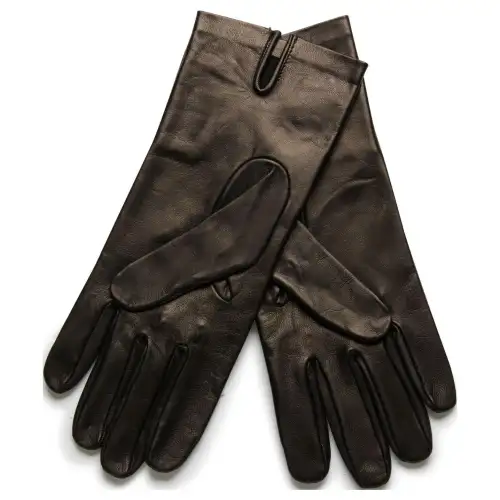 Maison Margiela Leather Knit Gloves Men's Black